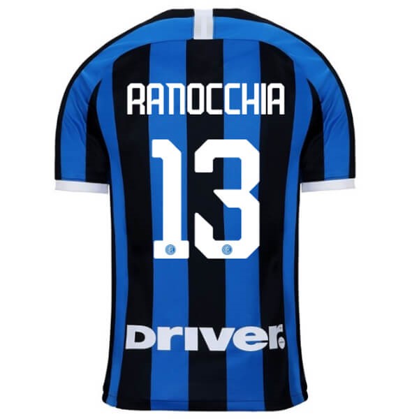 Camiseta Inter Milan NO.13 Ranocchia Primera equipación 2019-2020 Azul